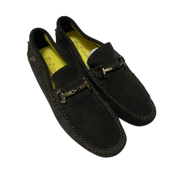 Re Ferdinando Black Suede Loafers - Image 2